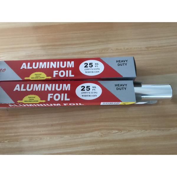 Quality Household Commercial Aluminum Foil Roll , Baking Aluminum Foil Sheets for sale