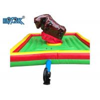 China 18rpm Amusement Game Machines Adult Inflatable Toro Mechanical Bull Riding Machine factory