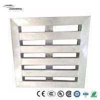 China                  Folding Semi-Open Metal Container Transport Warehouse Metal Cage Pallet Metal Tray              factory