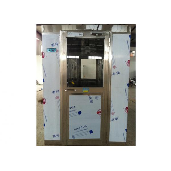 Quality Auto Far Infrared Sensor Stainless Steel Air Shower Room For Seafood Workshop for sale