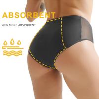 China High Rise Leak Proof Menstrual Underwear Protective Sexy Heavy Flow Period Pants factory