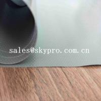 China Customized PVC Coated Polyester Oxford Fabric Green PVC Coated Fabric Tarpaulin For Truck Cover factory