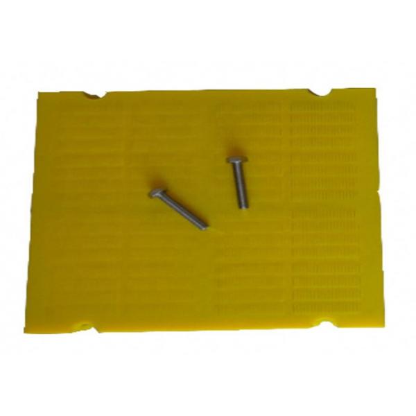 Quality Wear resistance polyurethane dewatering screen panel for mining for sale