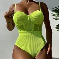 China Vacation Ladies One Piece Swimming Costumes For Plus Size Women factory
