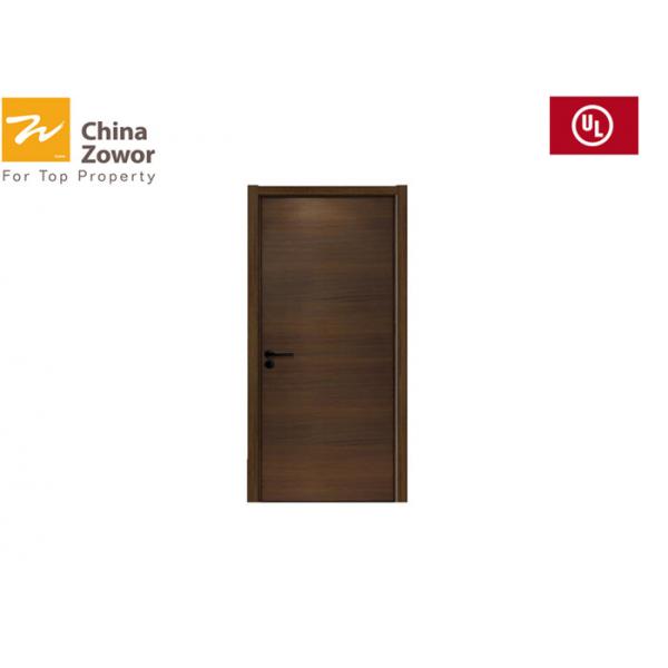Quality Single Leaf Primer Finish Wood Fire Door With Steel Frame/ Customized Size/ 1 Hour Fire Rated Door for sale