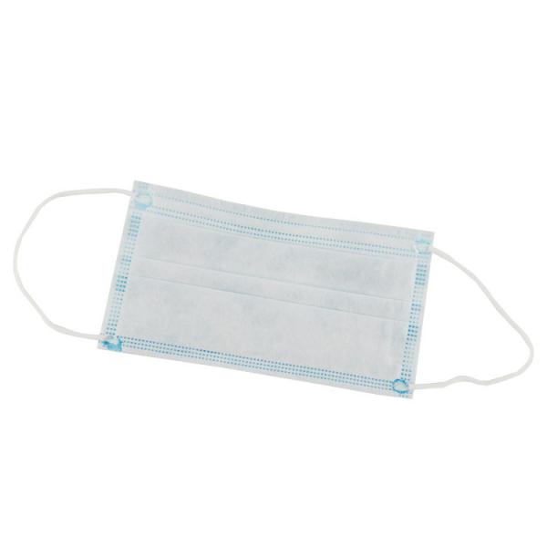 Quality Eco Friendly Standard Earloop Face Mask , Sterile Blue Disposable Mask for sale