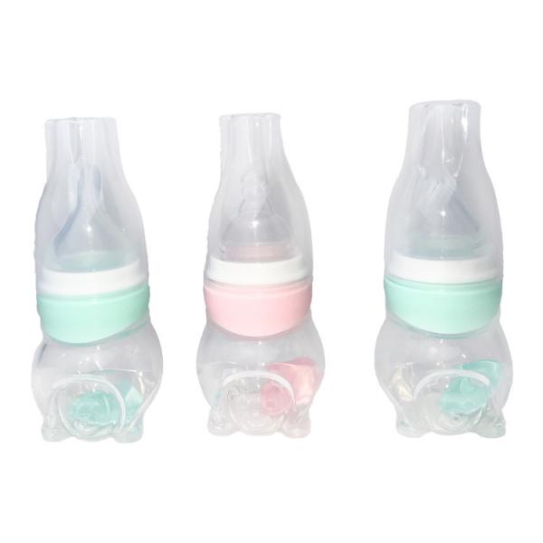 Quality BPA Free Newborn Teething Toys Milk Bottle Medium Flow Customized for sale