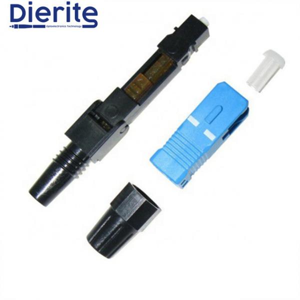 Quality Sc Upc Fiber Optic Cable Connector 0.9 2.0 3.0mm Pre Polished Ferrule Field Assembly Connector for sale