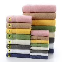 China Customized Logo 100% Cotton Embroidered Thick Bath Towel factory