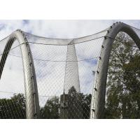 China Stainless Steel Aviary Wire Netting , Cable Braid Bird Enclosure Netting factory