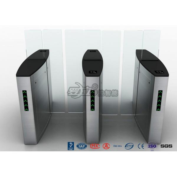 Quality Stainless Steel Access Control Turnstiles , Sliding Turnstile Security Systems for sale