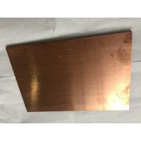 Quality Red Copper Copper Decorative Wall Panels , Insulated Composite Cladding Boards for sale