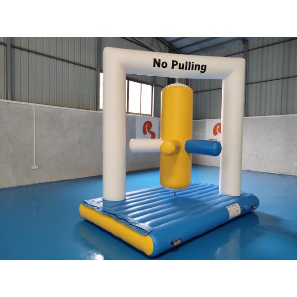 Quality Kids Floating Inflatable Water Park / Inflatable Aqua Splash Park For Shallow for sale