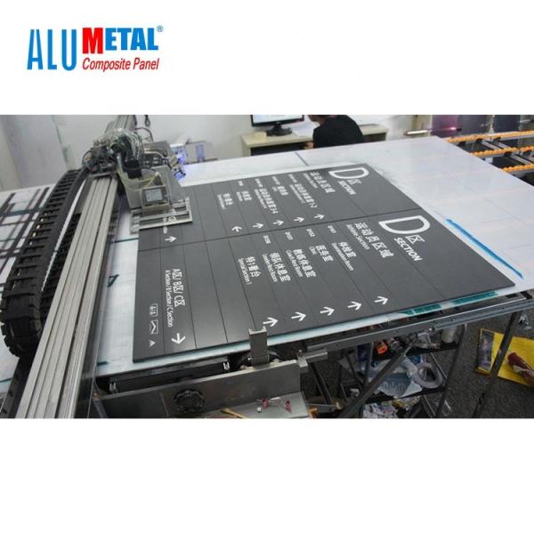 Quality 1500mm White 4mm PE Aluminum Composite Panel Facade UV Printing for sale