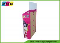 China Stores Cardboard Floor Standing Display Unit For Dolls , Cmyk 4c Printing factory