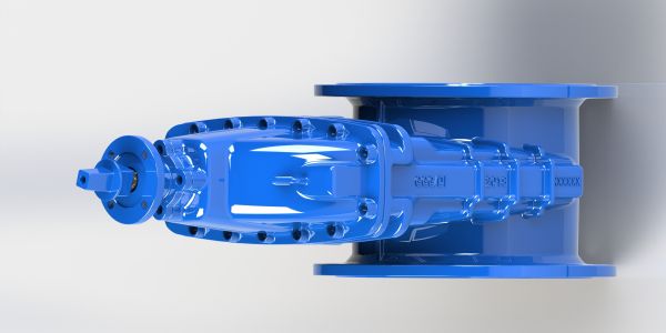 ductile iron awwa gate valve , handwheel operator resilient