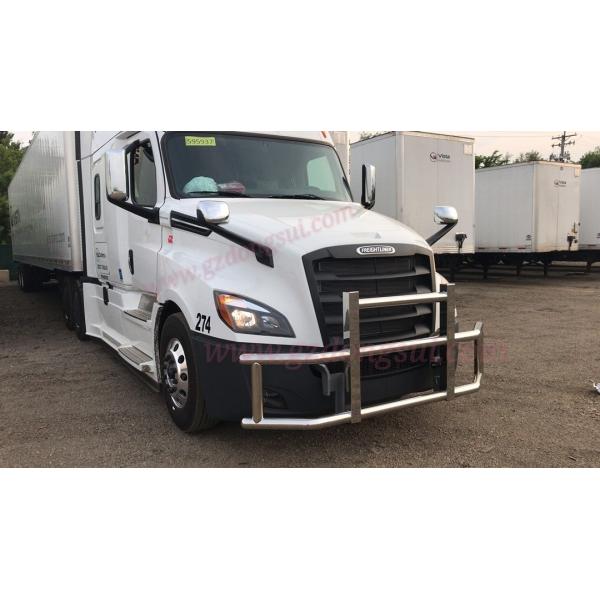 Quality 304 Stainless Steel Truck Deer Guard Silver Color For Freightliner Cascadia for sale