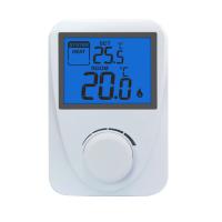 China 230V Non Programmable Digital Heating Room Thermostat Blue Backlight Gas Boiler factory