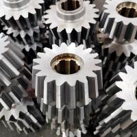 Quality 7 Module Miter Straight Bevel Gears With Internal Splines for sale