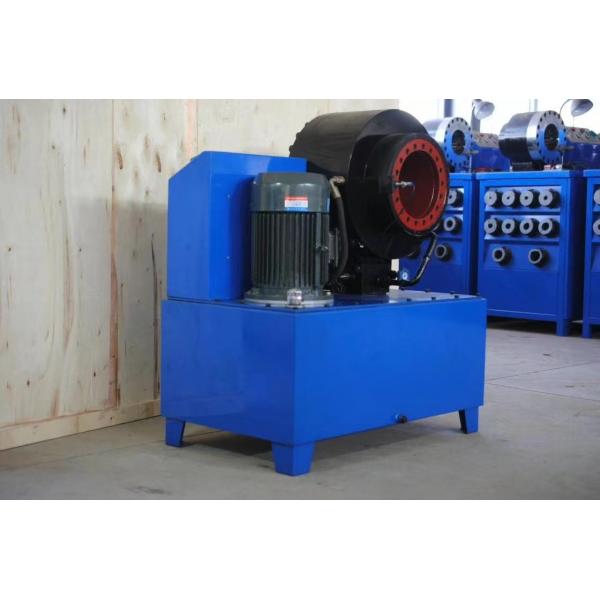 Quality 4 Inch Industrial Braided Hose Crimping Machine 3kw Compact Structure for sale