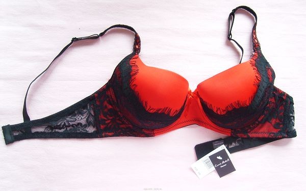 China Red And Black Sexy Charming Printed 32dd Bras Bamboo Fiber Womens Underwear Bras factory