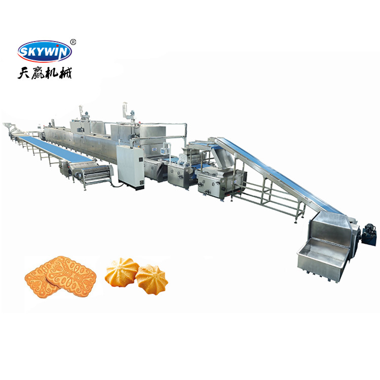 China Small Scale Soft Biscuit Bakery Equipment 100kg/H Cookies Making Machine for sale
