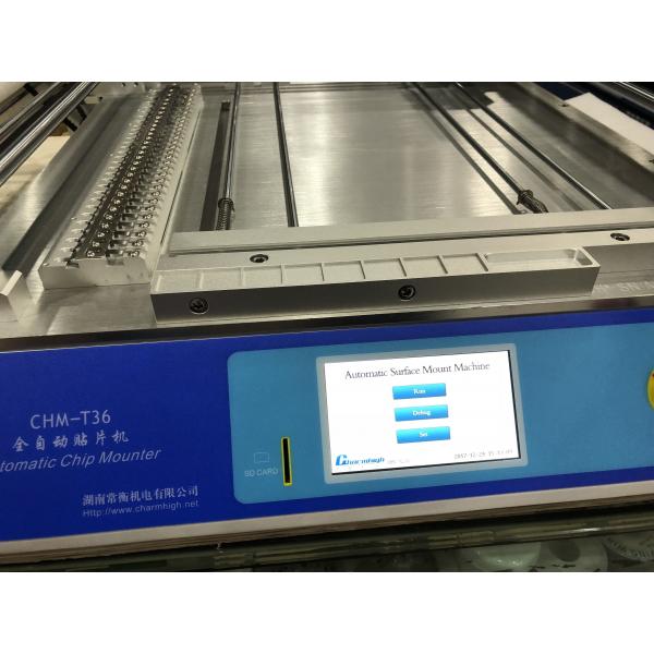 Quality CHMT36 Desktop SMD LED Pick And Place Machine , 29 Feeders 2 Heads Small SMT for sale