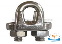 China #45 Carbon Steel Rigging Lifting Equipment , US Type Drop Forged Wire Rope Clips factory