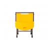 China Waterproof Yellow Plastic Folding Chairs , Foldable Camping Chair PP Injection factory
