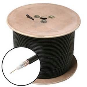 Quality Dual RG6 Coaxial Cable with 18 AWG CCS 60% AL Braid for Satellite Installations for sale