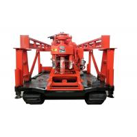 China Small Water Well Drilling Rig Rotary Trailer Mounted 300m Depth 37KW Power factory