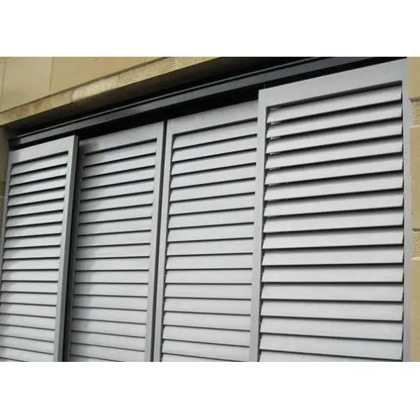 Quality White Color Surface Glass Louver Doors Aluminium Frame French Doors for sale