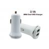 China Fast 2.1A Mini USB Car Charger With LED Lamp Compatible For IOS Android factory