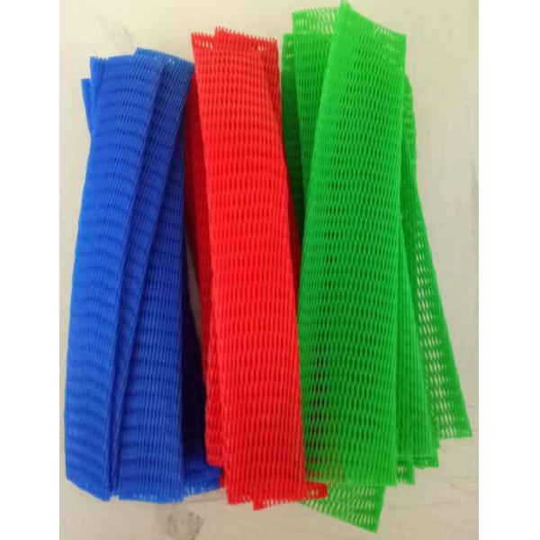 Quality Wine Bottle Net Protective Mesh Sleeving , Mesh Sleeve Plastic Tube Netting Colorful for sale