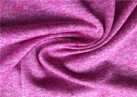 China Polyester Spandex Melange Fabric For Fitness Clothing Breathable Yoga Fabric factory