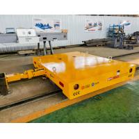 China 50 Ton Rail Electric Traction Trolley  Automatic Traction Hook Industrial Trailers factory
