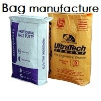 Quality 50kg Cement Packing Bags Putty Sack Polypropylene Square Bottom Plastic Bags for sale