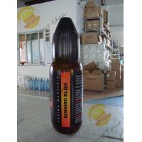 China Black Giant Inflatable Bottle / Nylon Tall Custom Inflatable Products factory