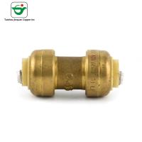 Quality Nickel Plated Srtaight 1''X1" Copper Reducing Coupling Push Fit Fitting for sale