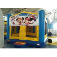 China Interesting PVC Tarpaulin Mickey Mouse Inflatable Bouncer Rental For Kids factory
