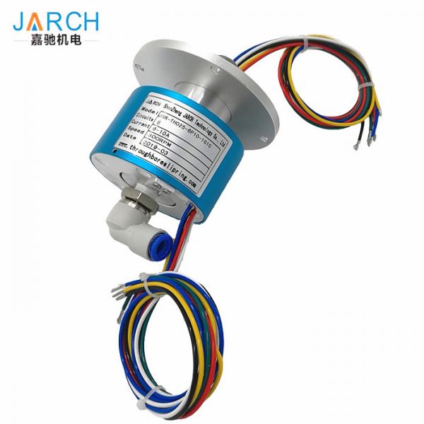 Quality 6 Rings 5A Hybrid Slip Rings Connect Electrical Pneumatic Rotary Union SMC KSL10-02S for sale