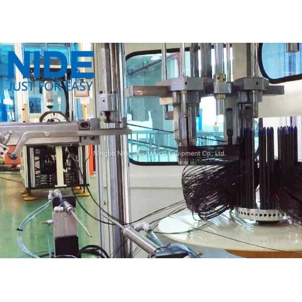 Quality Large Stator Coil Winding Machine Automatic Table Fan Motor Plc Control for sale