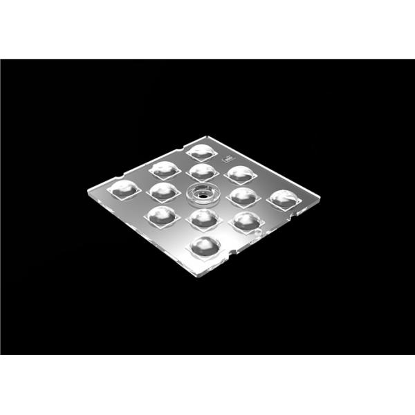 Quality High Efficiency 93% LED Street Light Lens Array With Silicone Gasket Accessory for sale