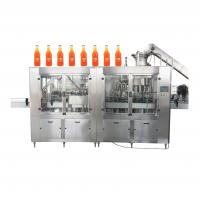 Quality 2450*1800*2200mm 6.68kw 6000 BPH Monoblock Bottling Machine for sale
