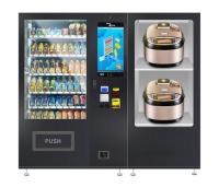 China Noodles Lunch Box Fast Food Snacks Drinks Automatic Vending Machine With Microwave Oven, Micron factory
