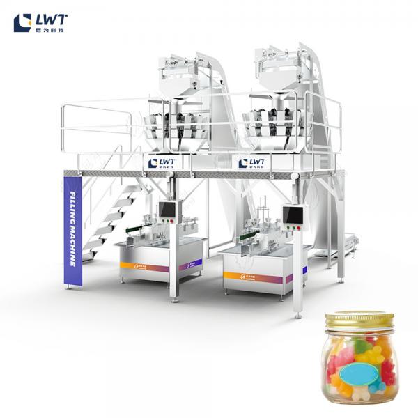 Quality Automatic Gummy Bears Weighing Dosing Candy Multi Head Weigher Filling Machine for sale