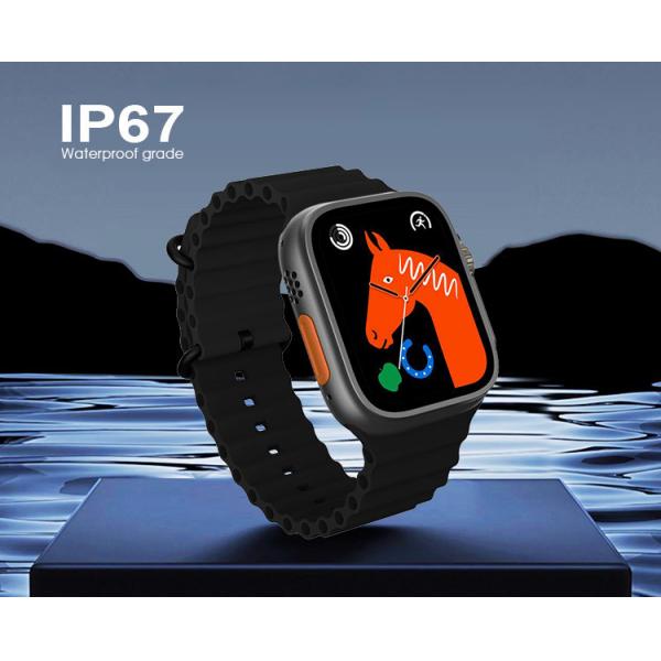 Quality OEM 128M Heart Rate Monitor Smartwatch Waterproof IP67 Wireless Charging for sale
