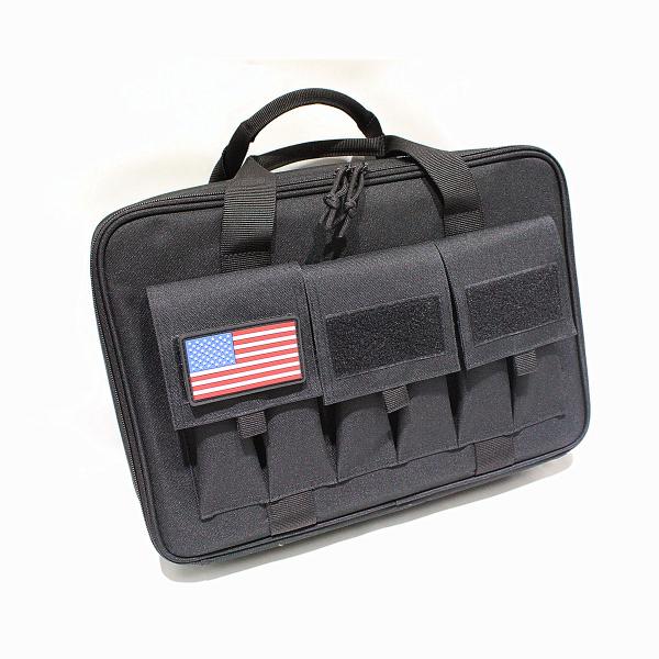 Quality Tear Resistant Soft Pistol Case 600D Polyester For Firearm Shooting for sale