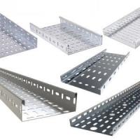 China Charge Free OEM Customized Size Perforated Cable Tray Stainless Steel C1-100X200 factory