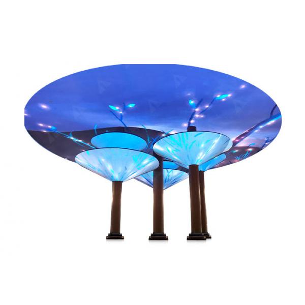 Quality Flexible Soft Life Tree Creative LED Display Screen P4 High Resolution for sale